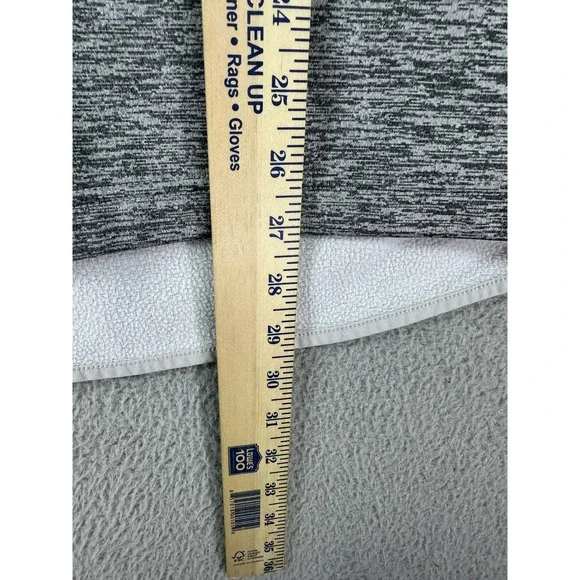 Under Armour Pullover Mens Large Heather Gray ColdGear Quarter Zip Fleece Lined Zip Up